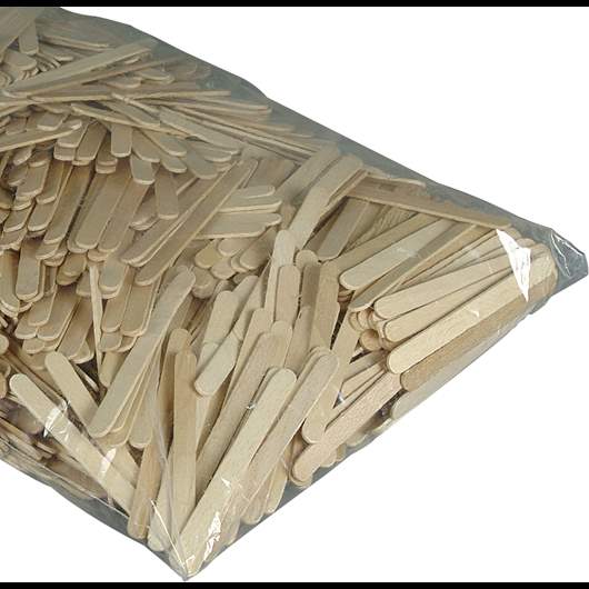 Wooden craft sticks 113x10x2mm 1000 pieces
